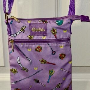 Sailor Moon Purple Purse Adjustable Strap Never Used